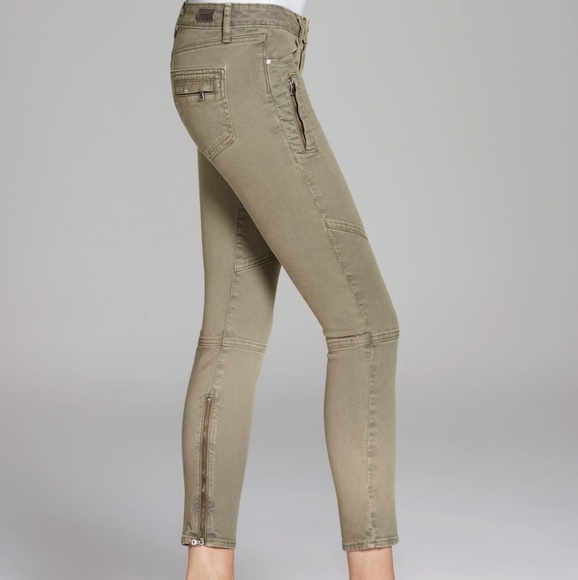 PAIGE Denim - PAIGE Moto Zip Marley Skinny Jeans Size 25